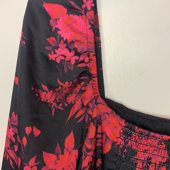 NSR Red and Black Mini Dress Size Small New - Picture 8 of 11